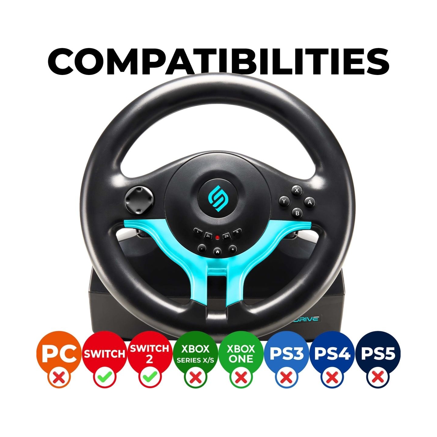 Subsonic Superdrive SV 250-S Driving Wheel Blue Edition