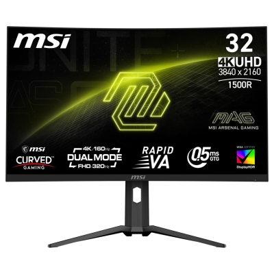 MSI Monitor MAG 321CUPDF 31.5 cala/LED/UHD/Curved/160HZ/Black