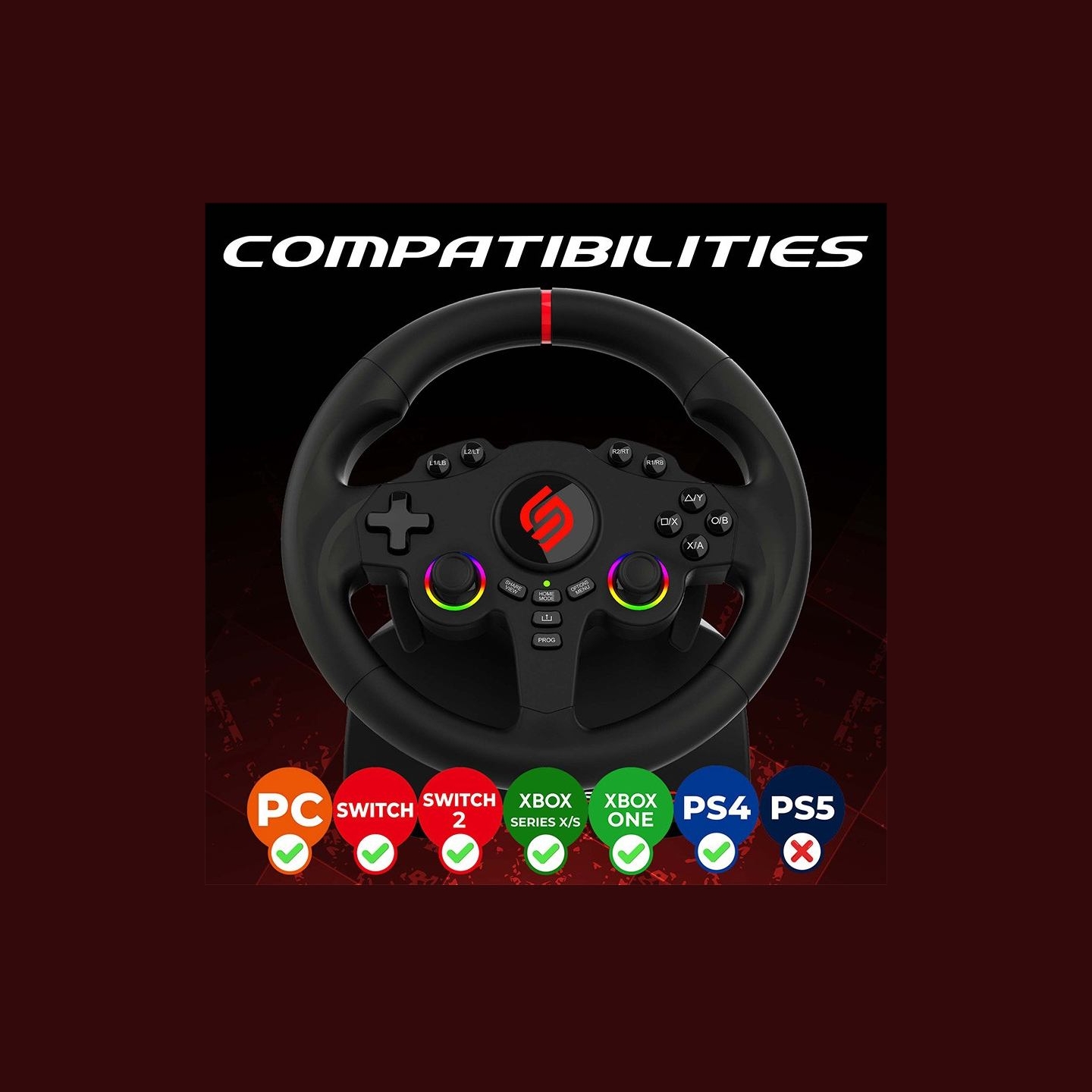 Subsonic Superdrive 220 RS Driving Wheel
