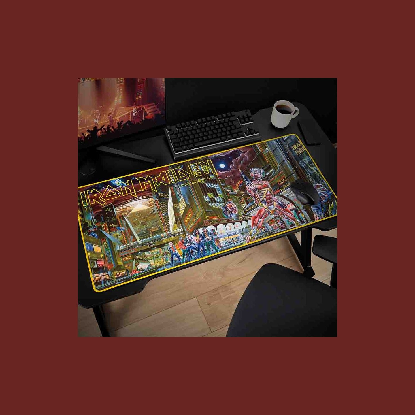 Subsonic Gaming Mouse Pad MAT-XXL Iron Maiden
