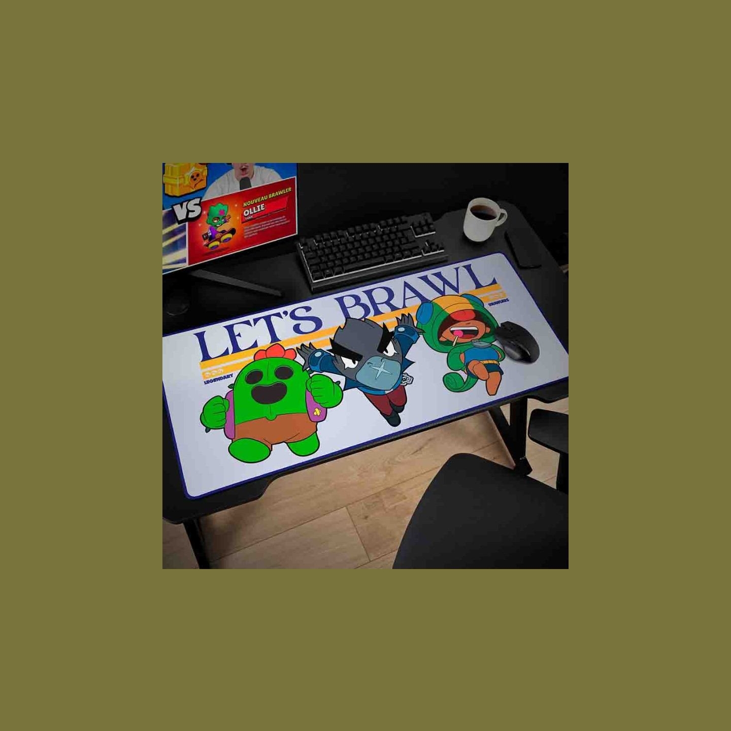 Subsonic SA5589-BS1Gaming Mouse Pad XXL Brawl Stars Legendary