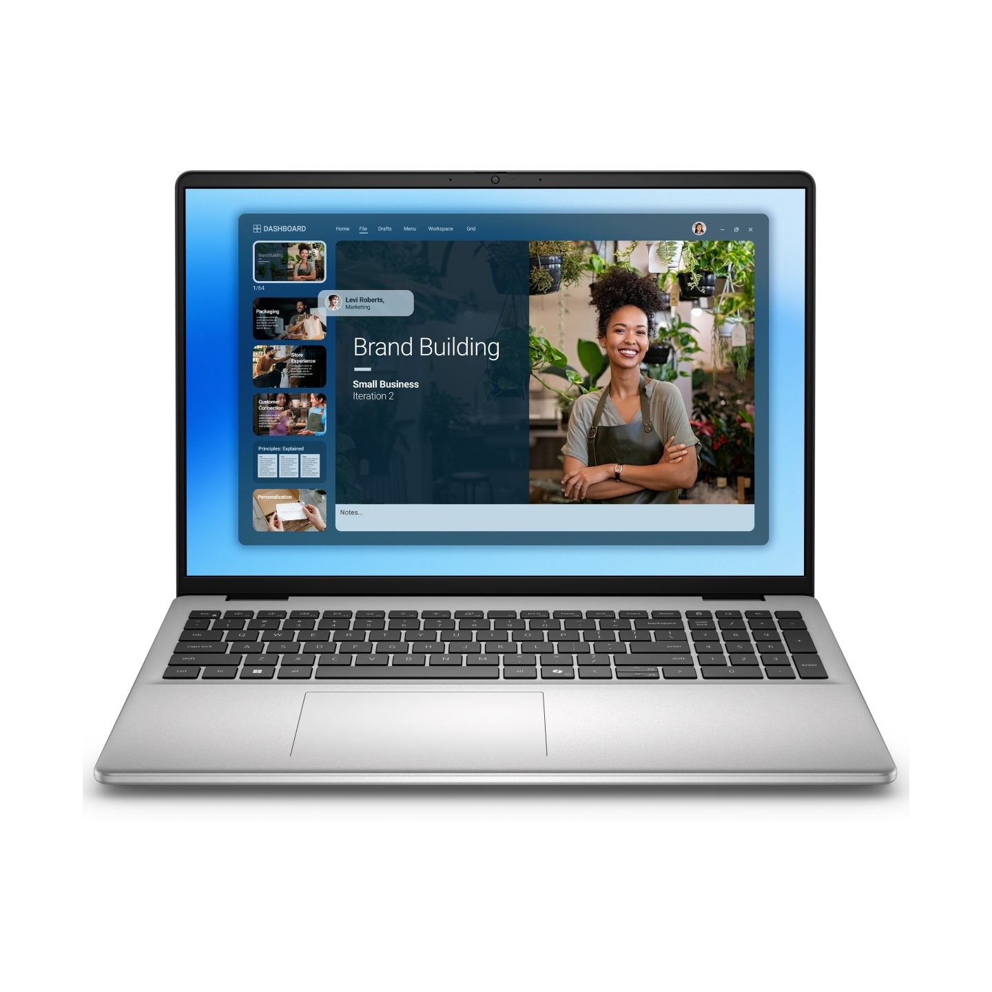 Dell 16 DC16251/ Core 5 -120U/16GB/512 SSD/16" FHD+/Intel UHD/FgrPr/WLAN + BT/US Kb/4 Cell/W11Home/Platinum Silver/3yrs Prosuppo