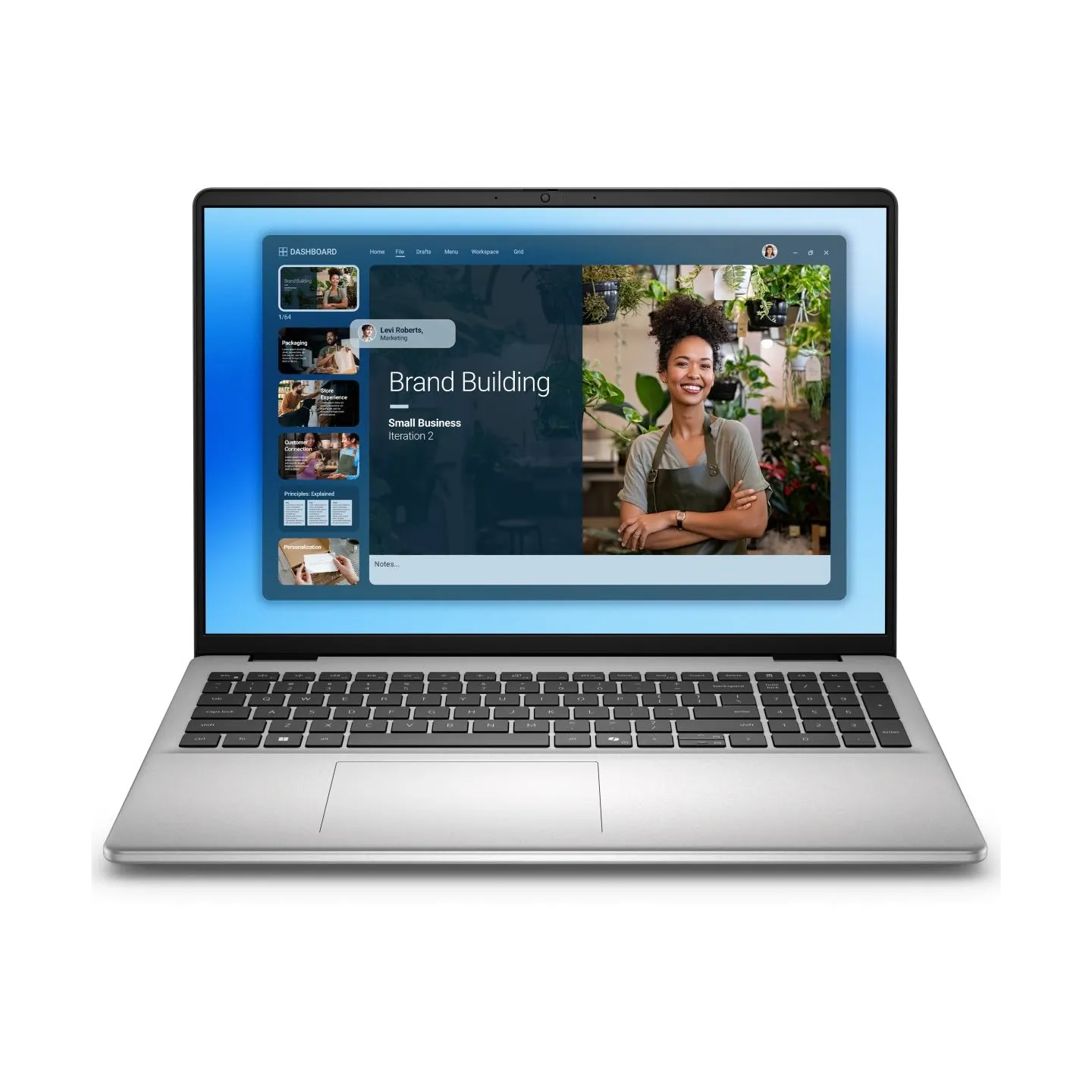 Dell 16 DC16251/ Core 5 -120U/16GB/512 SSD/16" FHD+/Intel UHD/FgrPr/WLAN + BT/US Kb/4 Cell/W11Home/Platinum Silver/3yrs Prosuppo