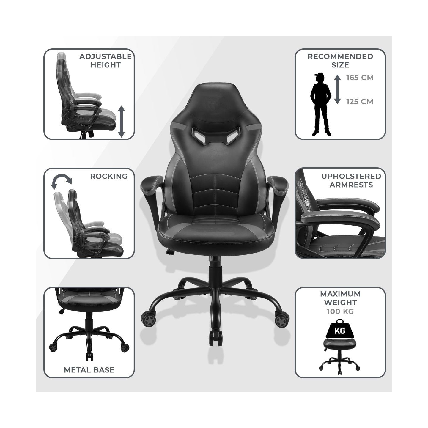 Subsonic Junior Gaming Seat Superman