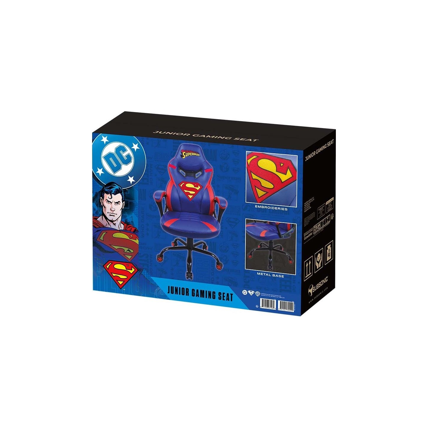 Subsonic Junior Gaming Seat Superman