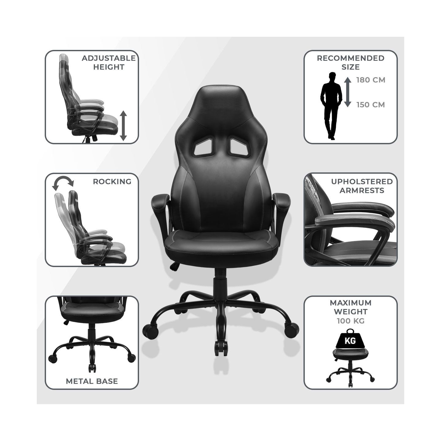 Subsonic Original Gaming Seat Superman