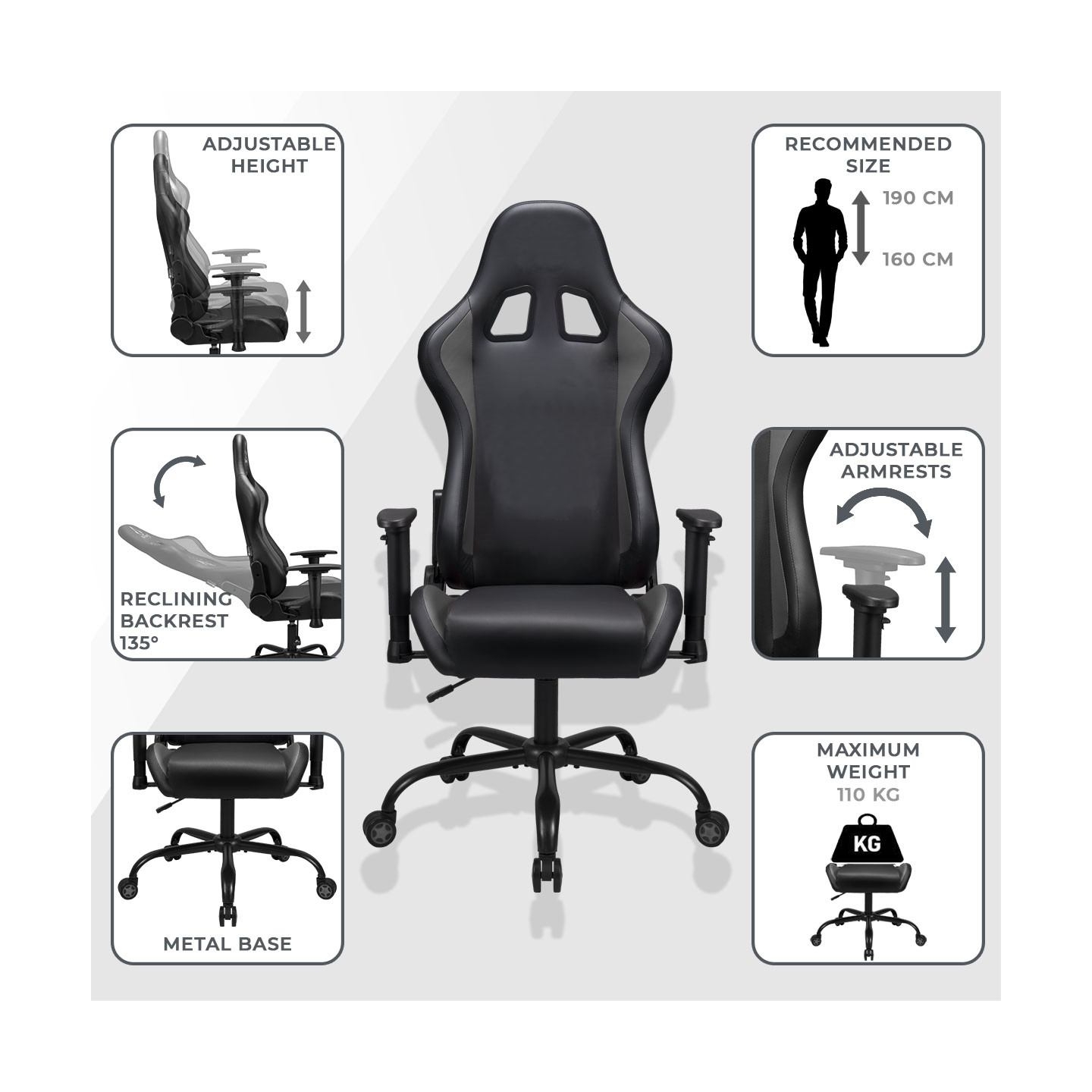 Subsonic Pro Gaming Seat DBZ SON GOKU