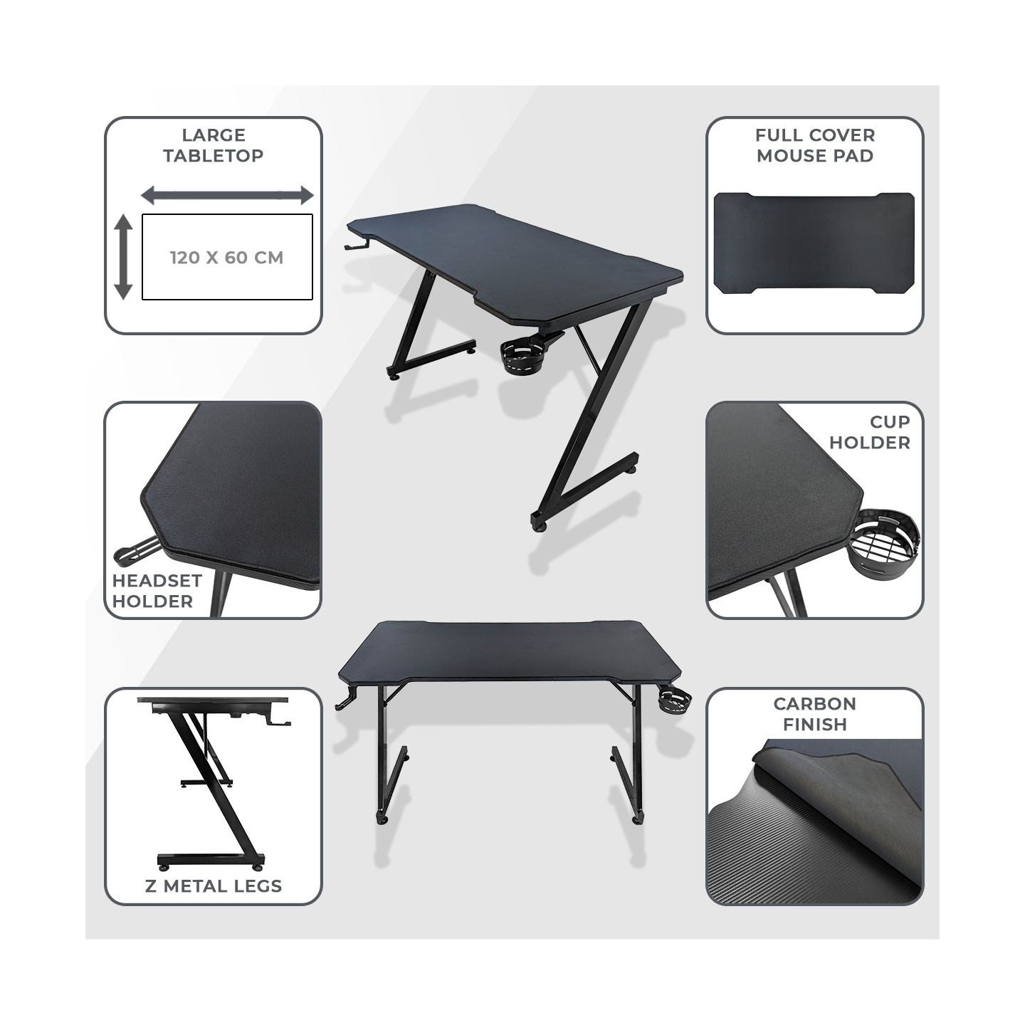 Subsonic Gaming Desk Brawl Stars