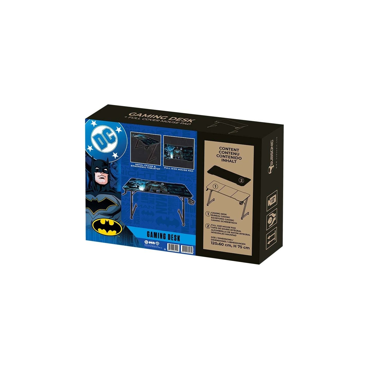 Subsonic Gaming Desk Batman
