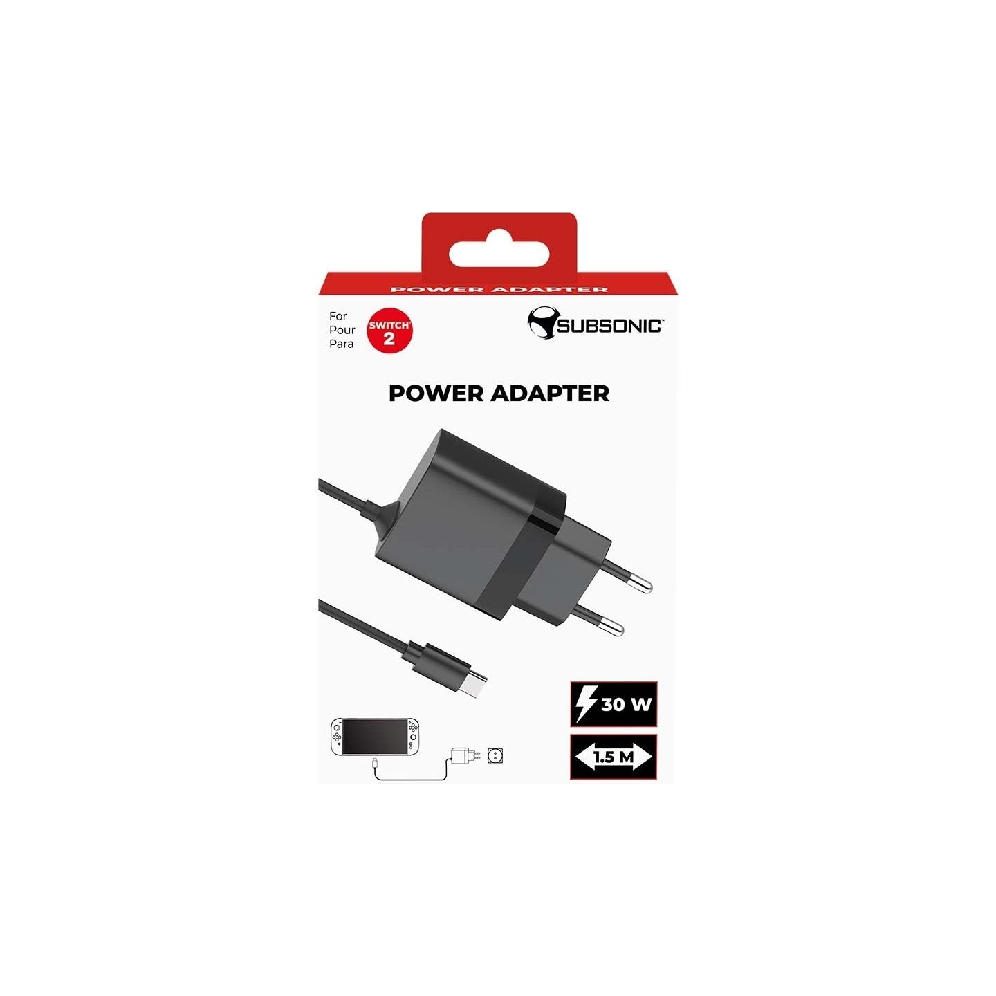 Subsonic Power Adapter for Switch 1/2