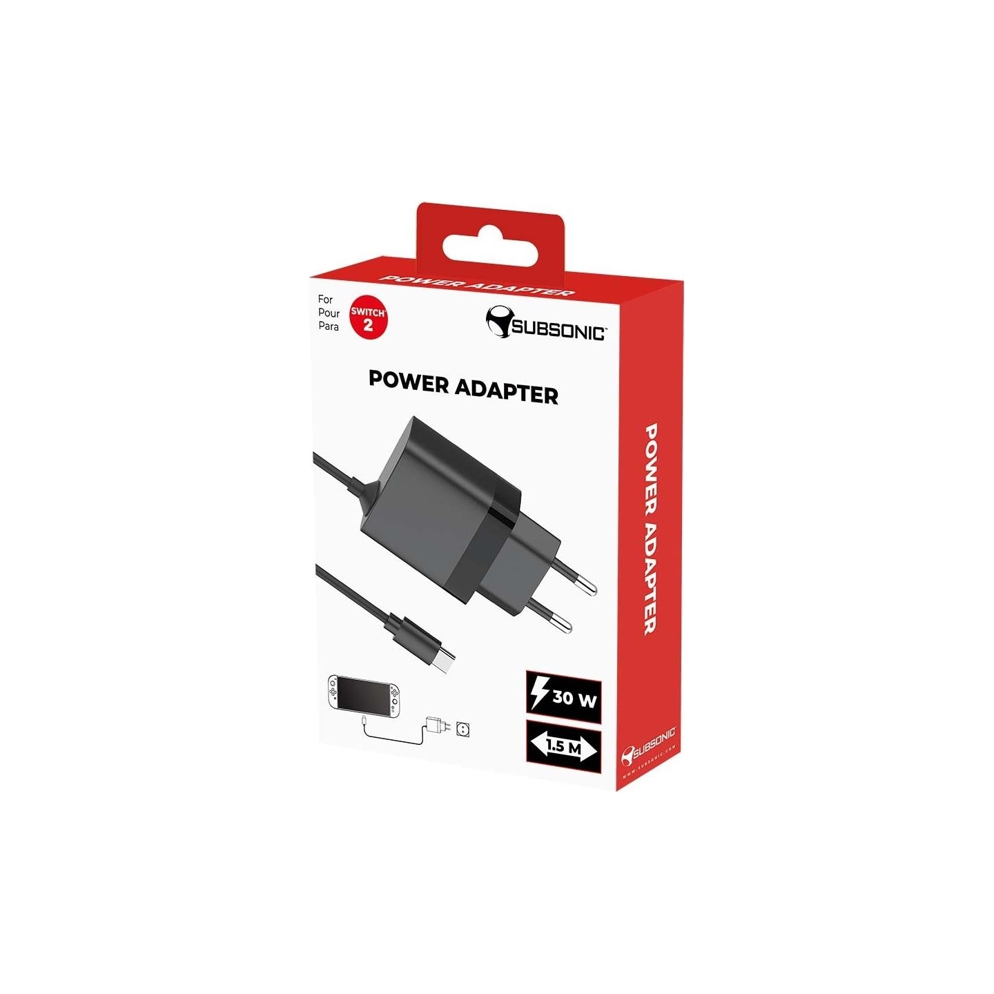 Subsonic Power Adapter for Switch 1/2