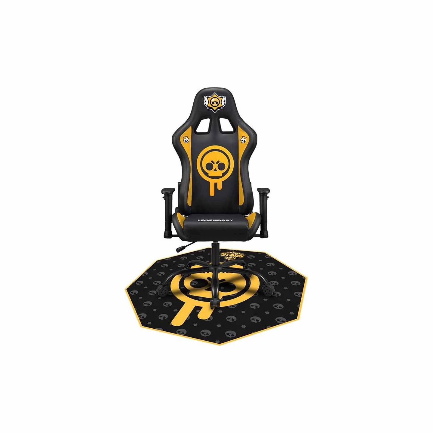 Subsonic Gaming Floor Mat Brawl Stars Drippy Skull