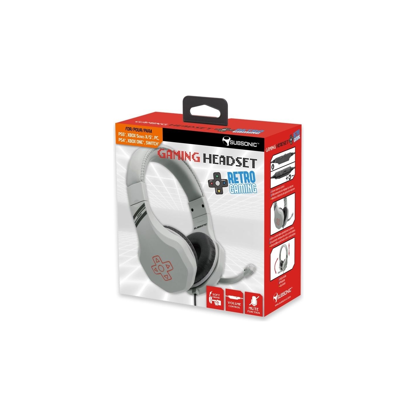 Subsonic Gaming Headset Retro Gaming