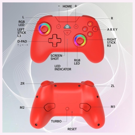 Subsonic Wireless Led Controller Red for Switch