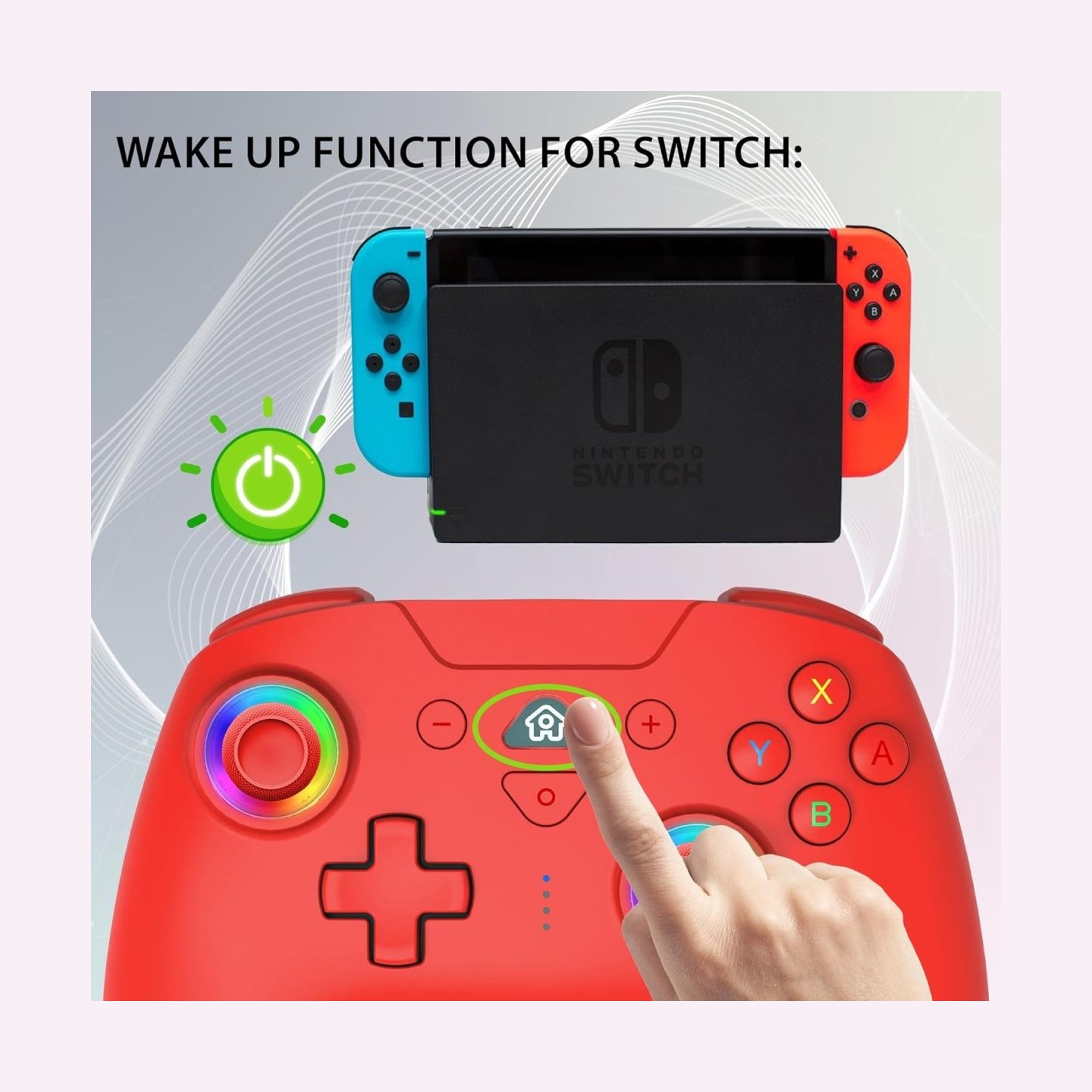 Subsonic Wireless Led Controller Red for Switch