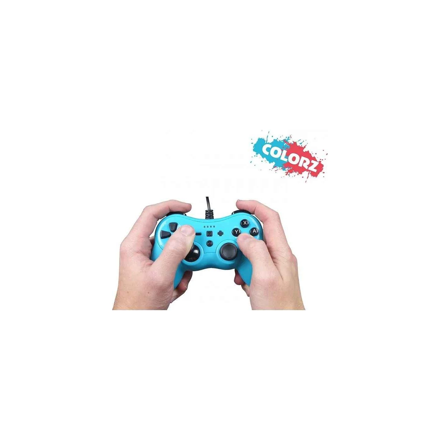 Subsonic Wired Controller Colorz Neon Blue for Switch