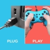 Subsonic Wired Controller Colorz Neon Blue for Switch