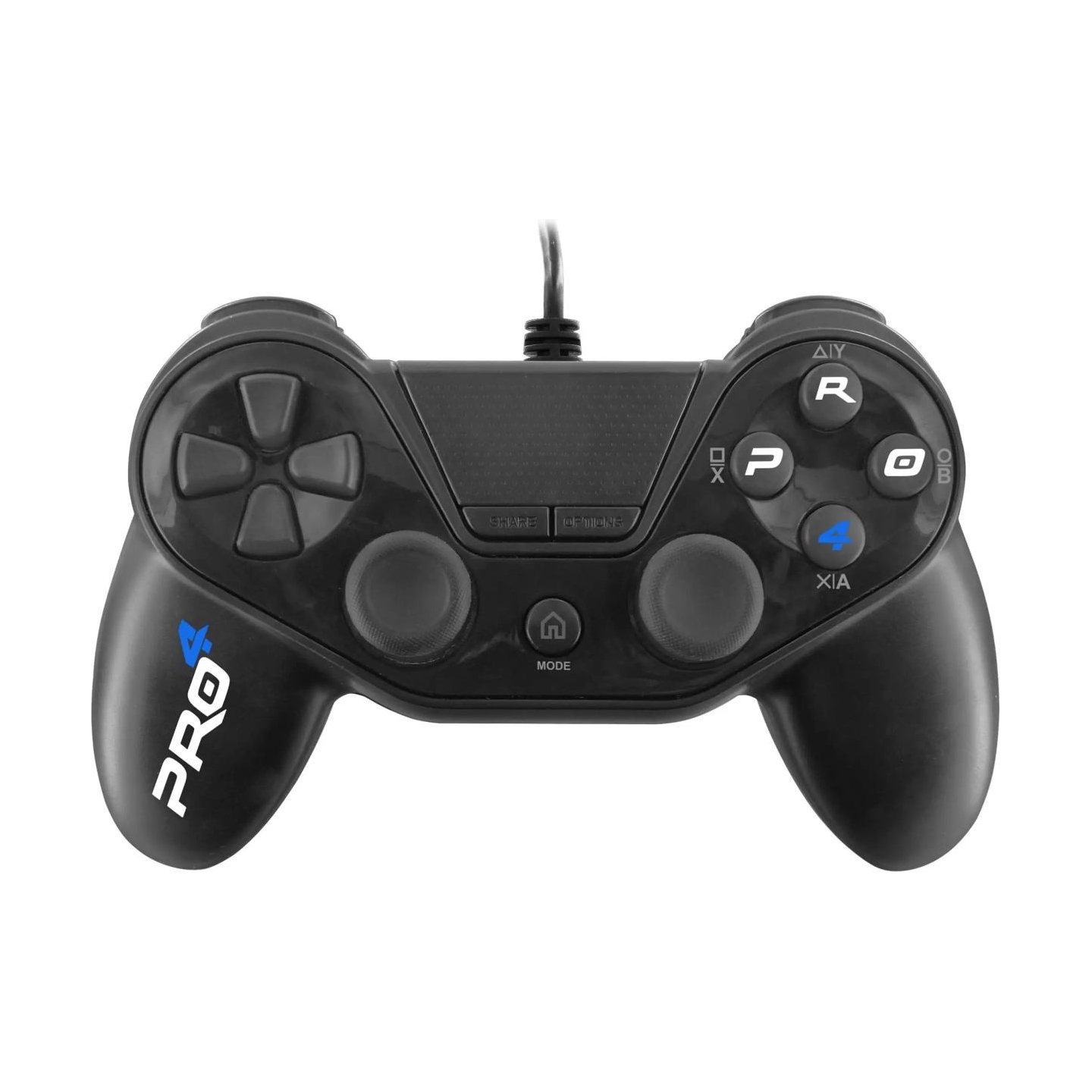 Subsonic Pro 4 Wired Controller for PS4 Black