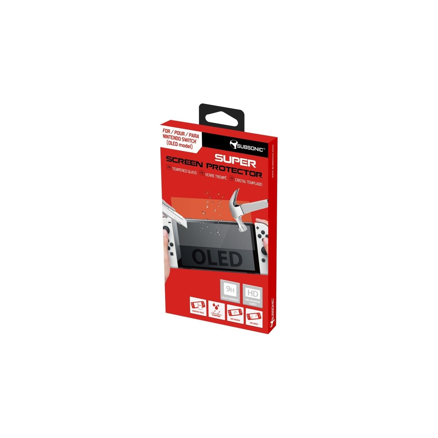 Subsonic Super Screen Protector Tempered Glass for Nintendo Switch OLED
