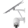 Tellur Smart WiFi Solar Camera P&T 3MP, 2K UltraHD, PIR, 20W solar panel, white