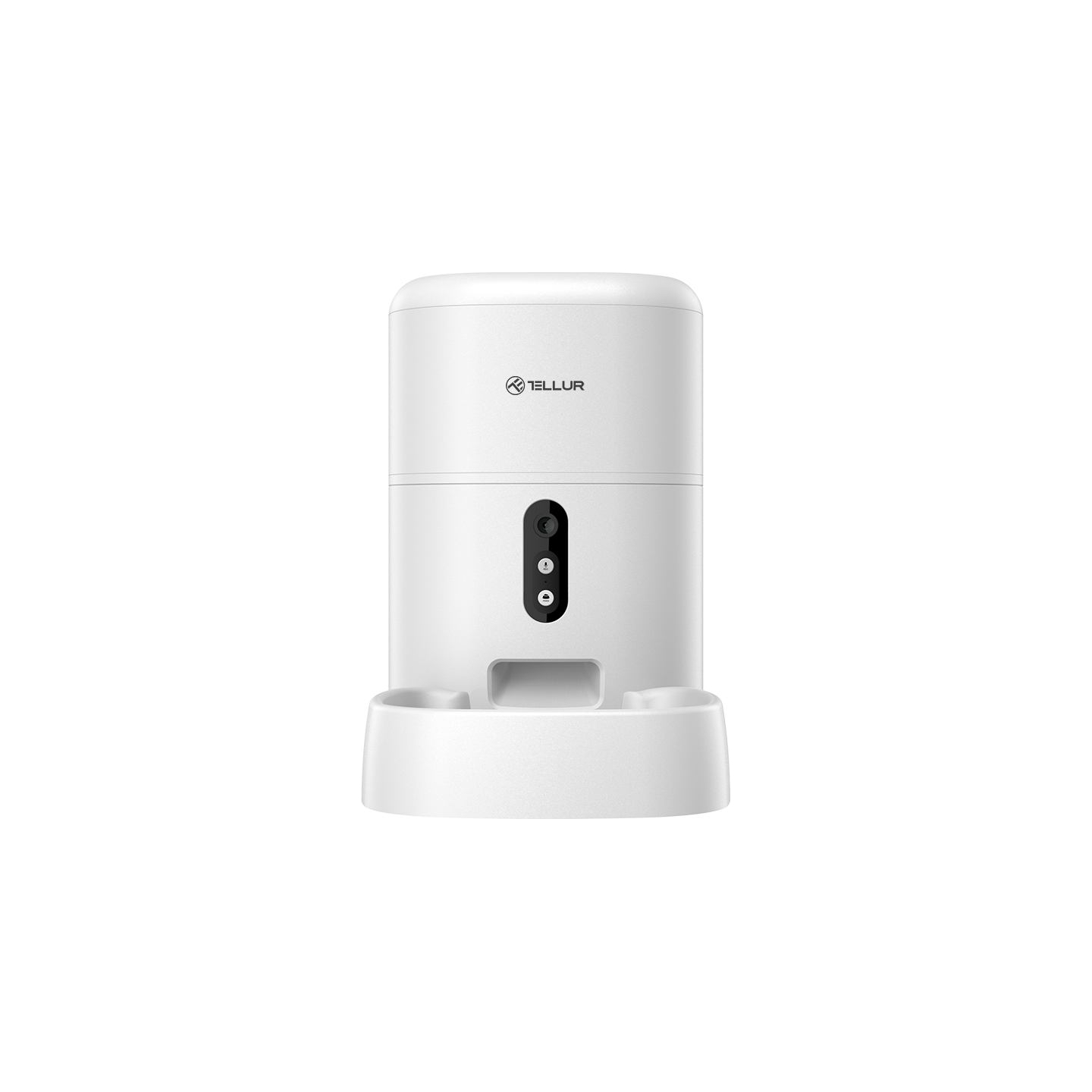 Tellur Smart WiFi Pet Feeder, UltraHD Camera, 4L white