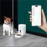 Tellur Smart WiFi Pet Feeder, UltraHD Camera, 4L white