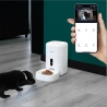Tellur Smart WiFi Pet Feeder, UltraHD Camera, 4L white