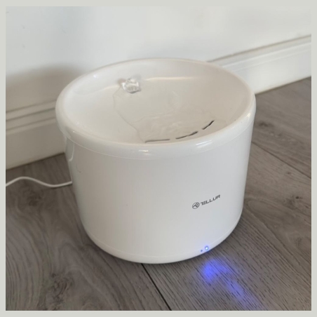 Tellur Smart WiFi Pet Water Dispenser, 2L white