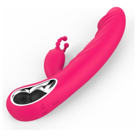 Erolab Cheeky Bunny G-spot & Clitoral Massager Rose Pink (ZYCP01r)