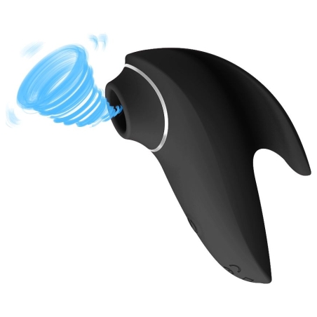 Erolab Dolphin Vacuum Clitoral Massager Black (VVS01b)