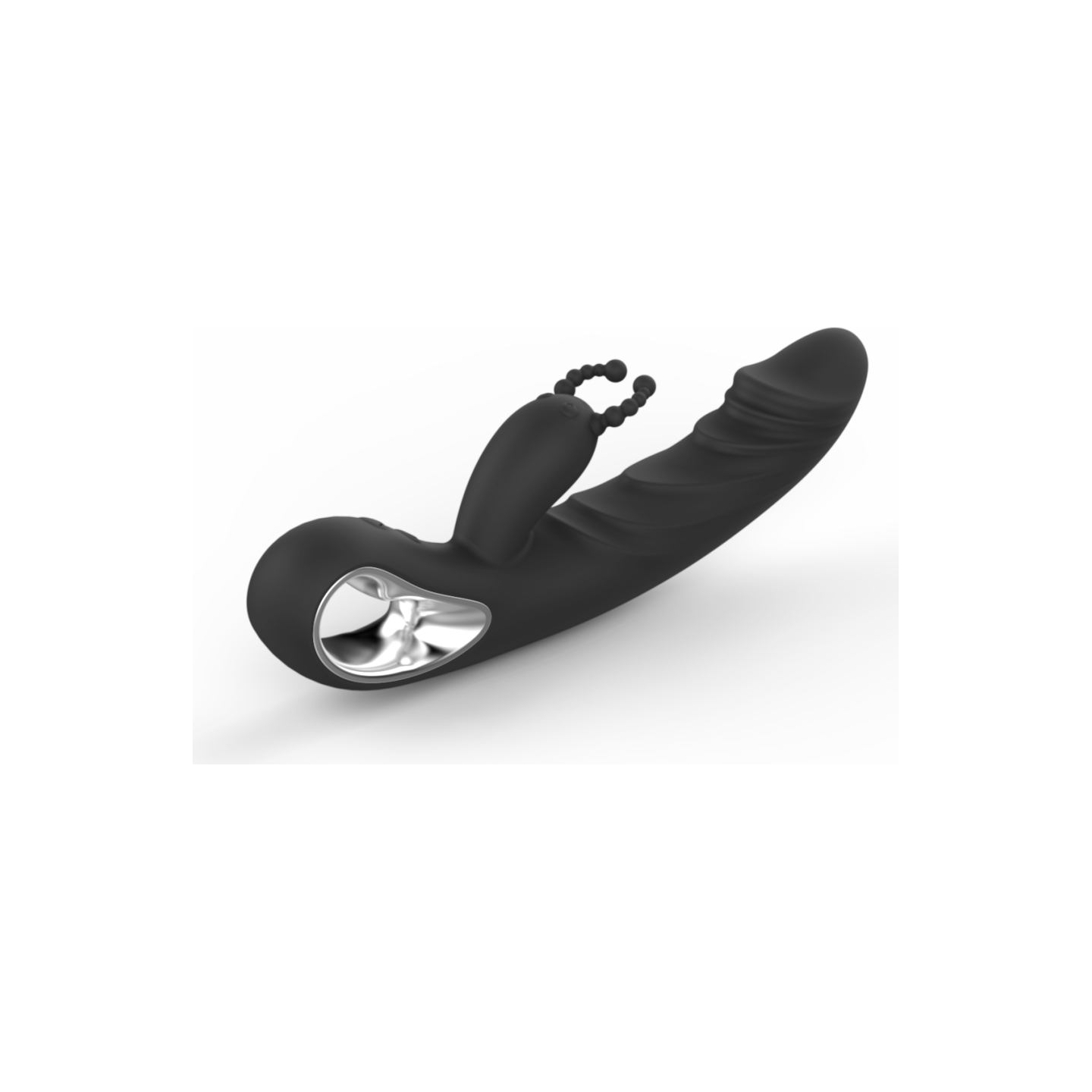 Erolab Cheeky Bunny G-spot & Clitoral Massager Black (ZYCP01b)