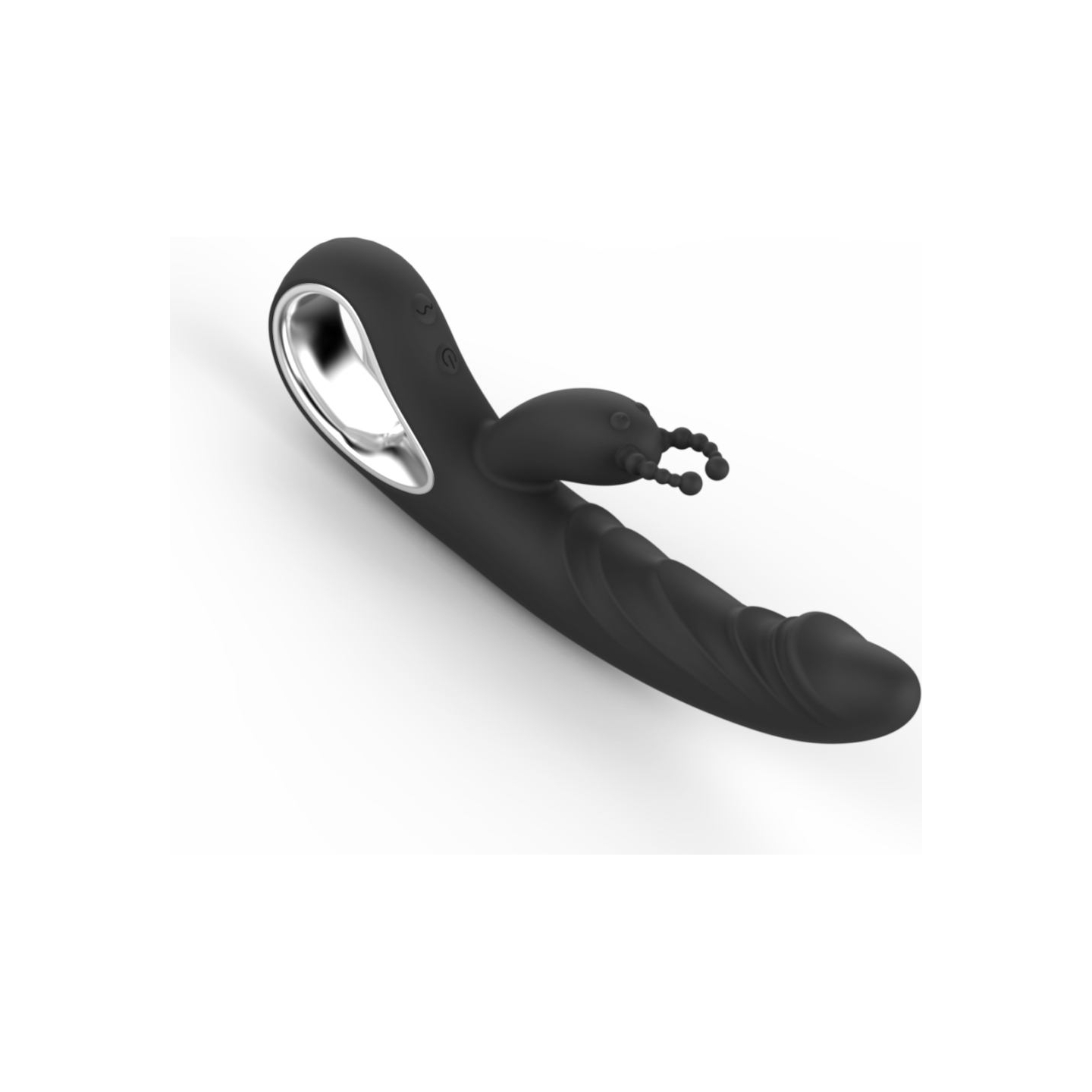 Erolab Cheeky Bunny G-spot & Clitoral Massager Black (ZYCP01b)