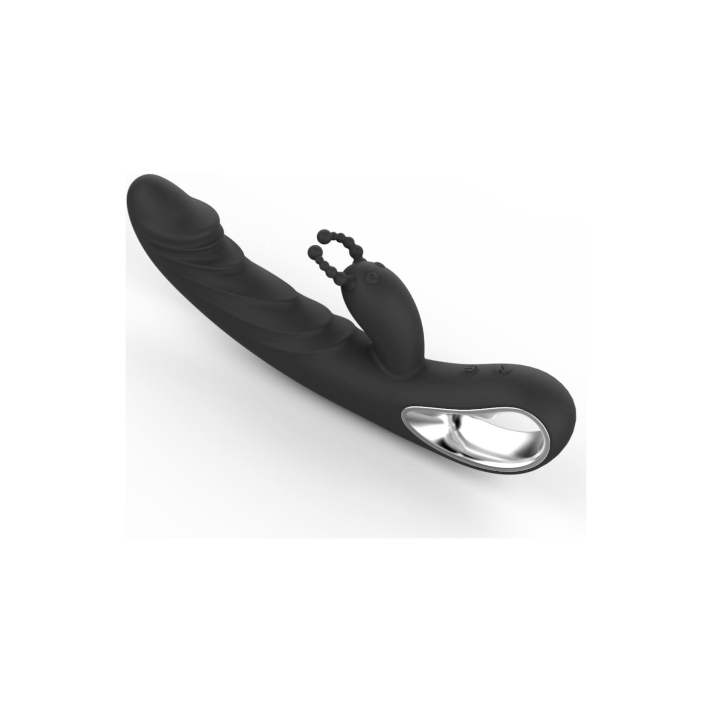 Erolab Cheeky Bunny G-spot & Clitoral Massager Black (ZYCP01b)
