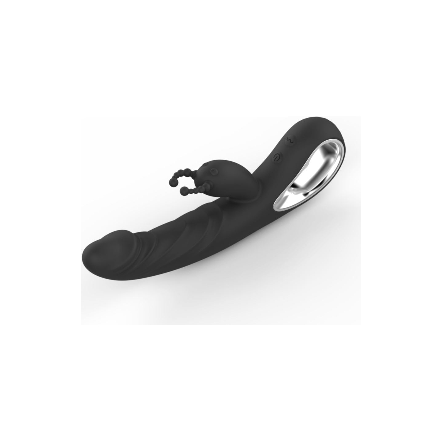 Erolab Cheeky Bunny G-spot & Clitoral Massager Black (ZYCP01b)