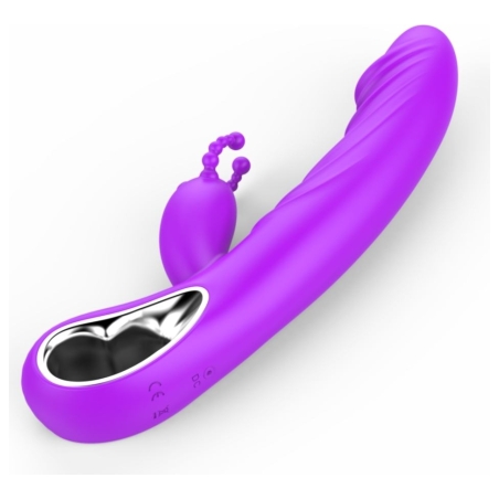Erolab Cheeky Bunny G-spot & Clitoral Massager Purple (ZYCP01p)