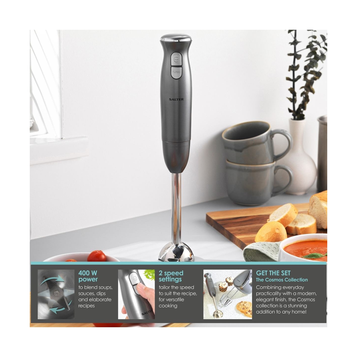 Salter EK4248COSVDEEU10 Cosmos Hand Blender