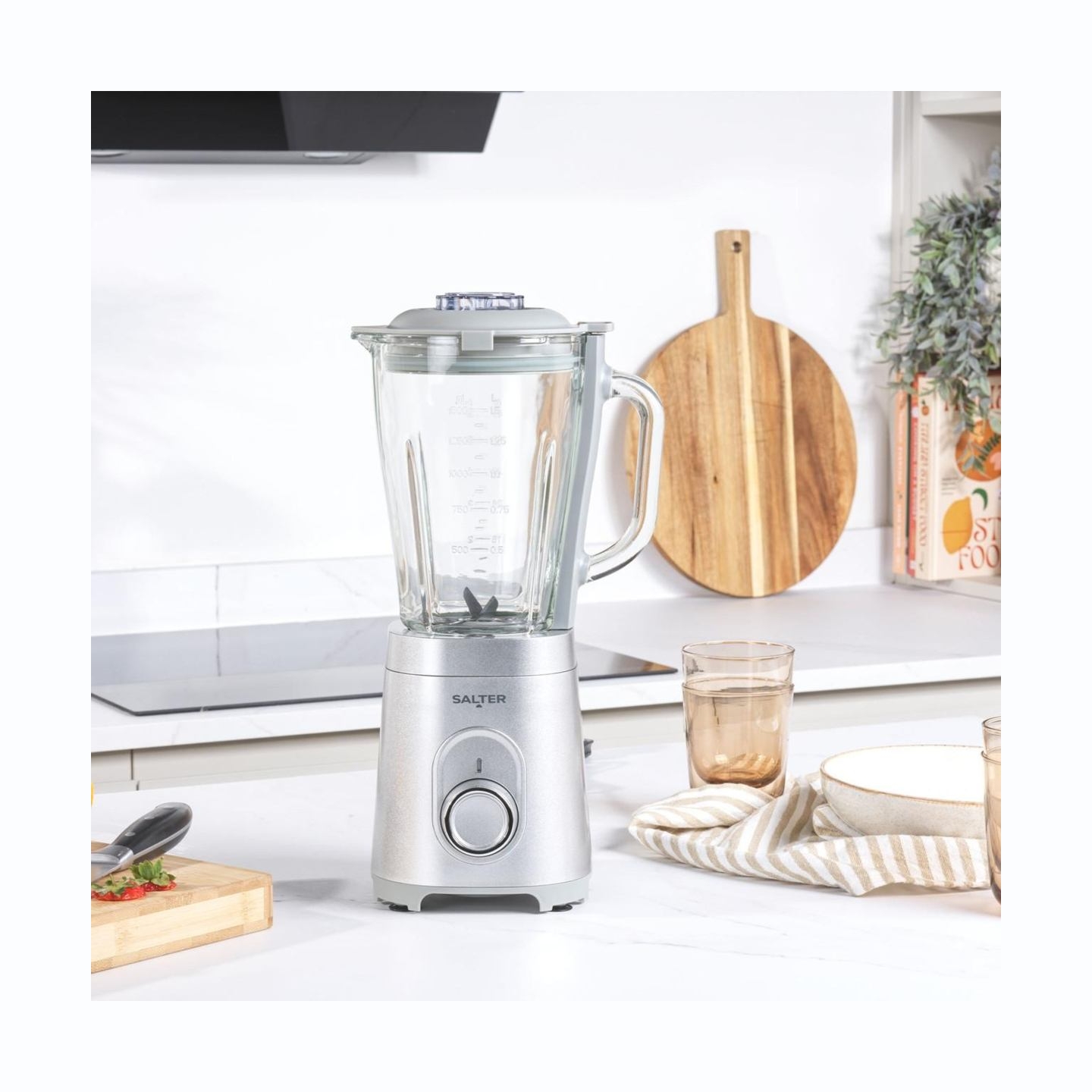 Salter EK5531MMSVDE Aspen Glass Jug Blender