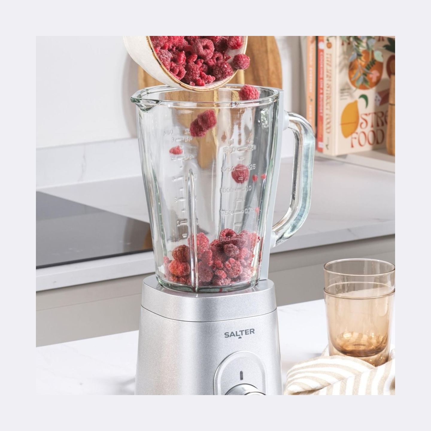 Salter EK5531MMSVDE Aspen Glass Jug Blender