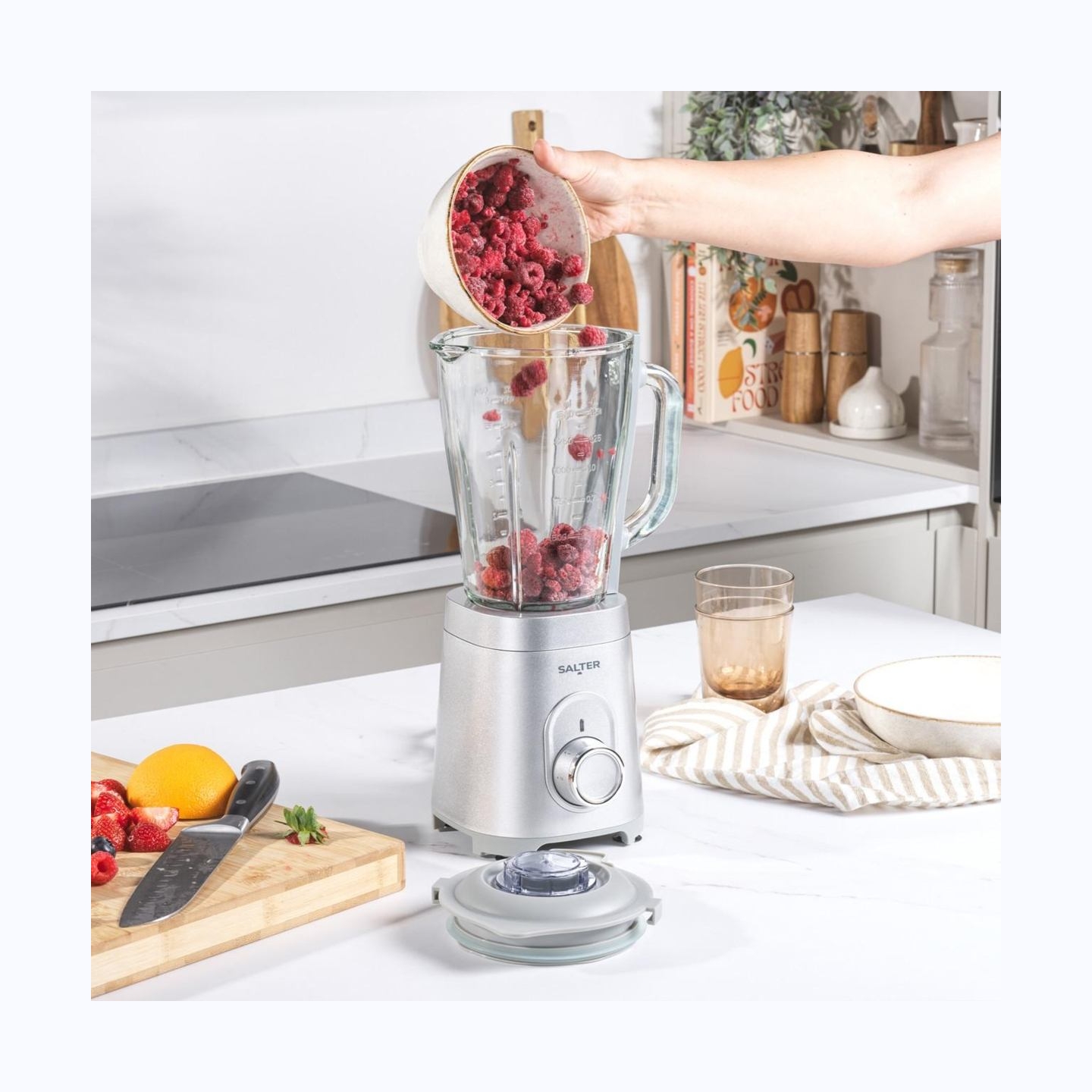 Salter EK5531MMSVDE Aspen Glass Jug Blender
