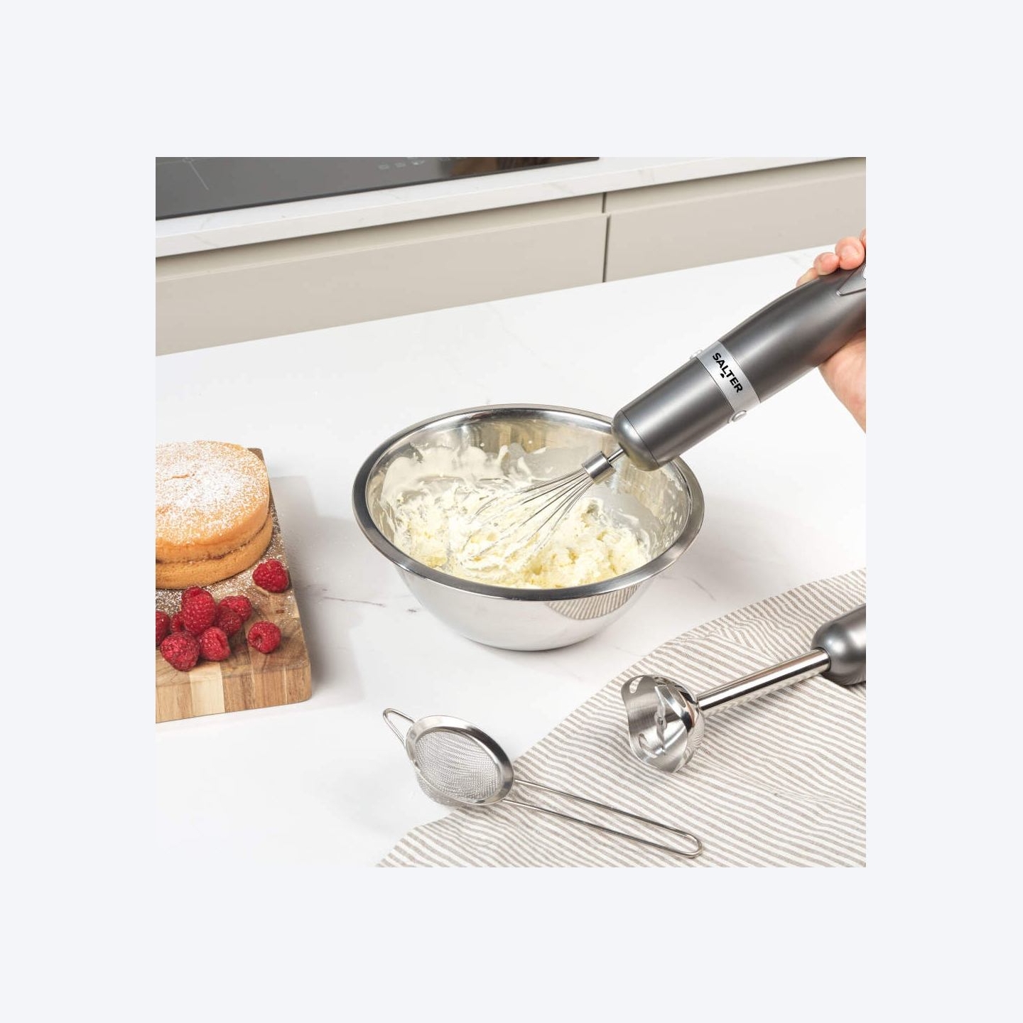 Salter EK2827GUNMETALFVDE  Cosmos 3 in 1  Blender Set