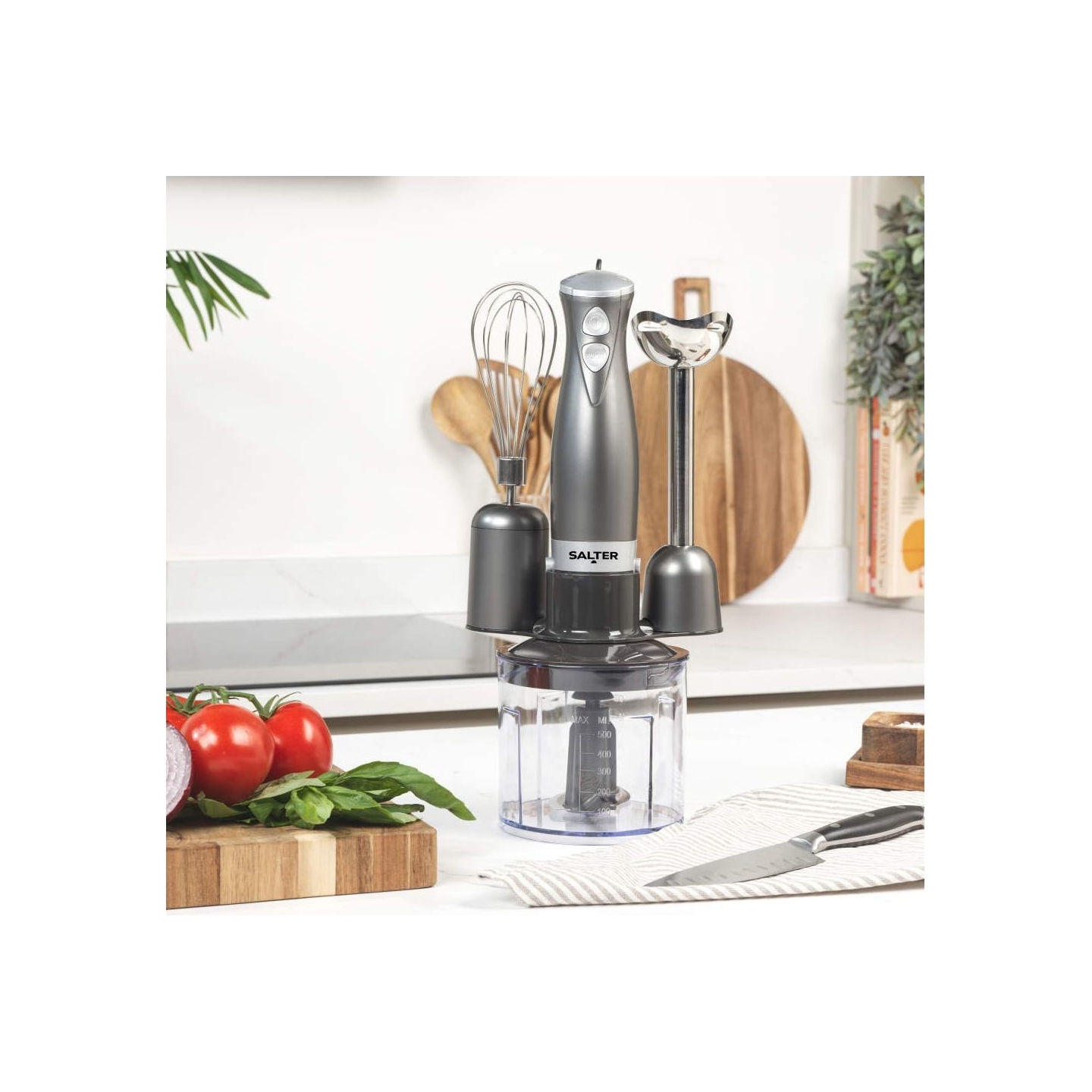 Salter EK2827GUNMETALFVDE  Cosmos 3 in 1  Blender Set