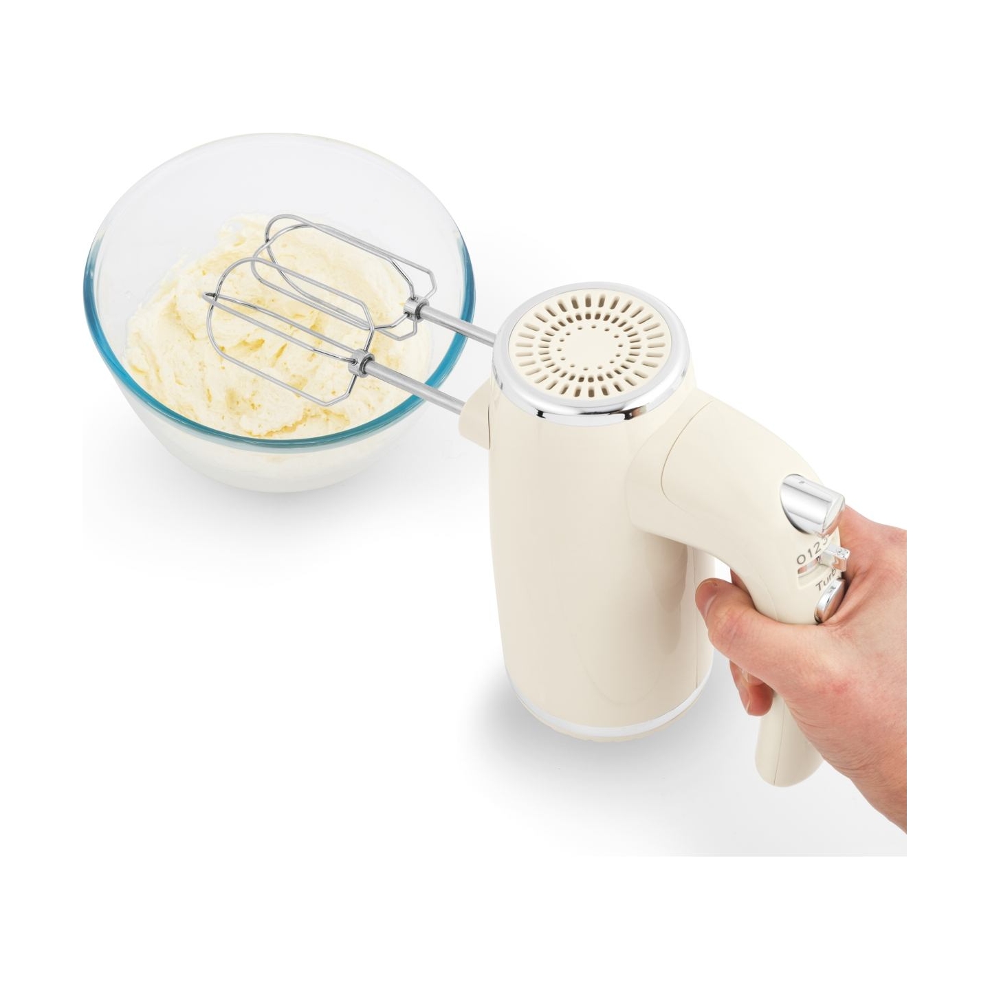 Salter EK6684CRMVDE Retro Hand Mixer