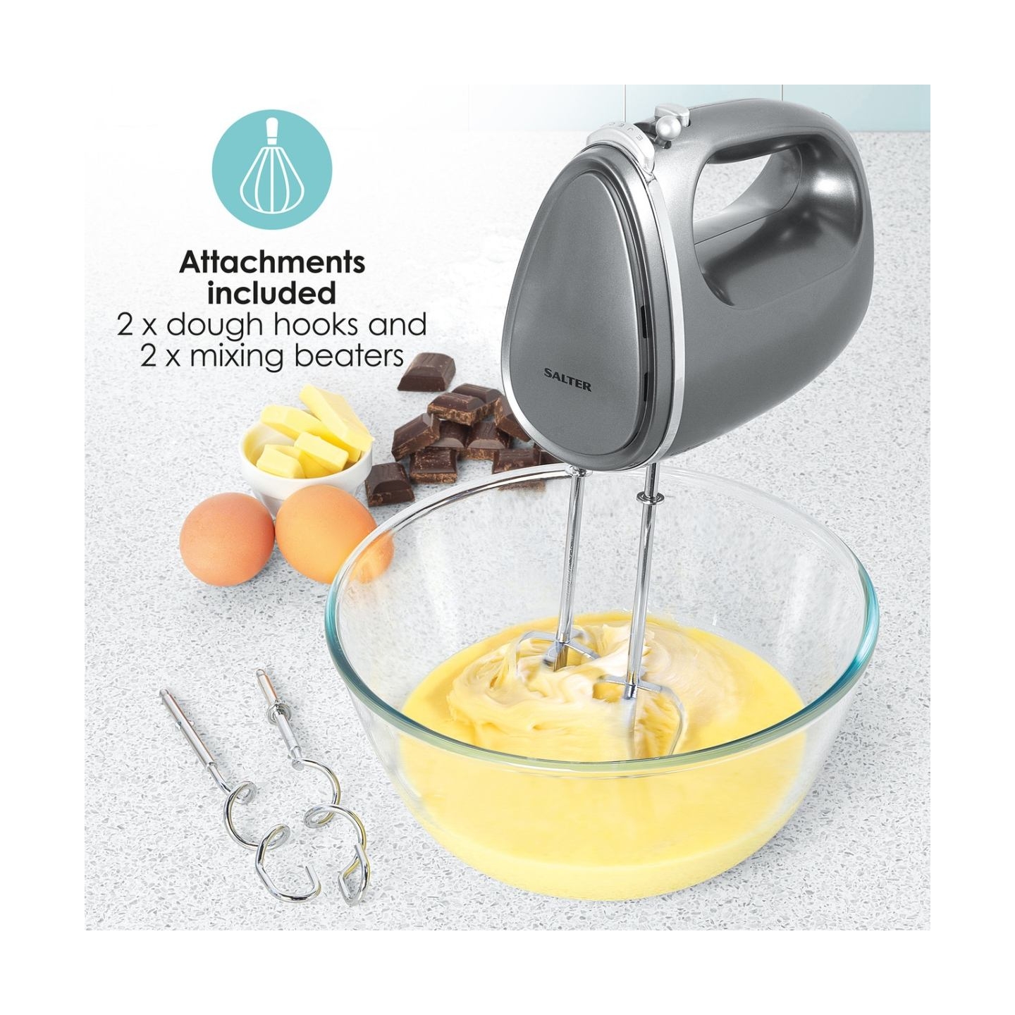Salter EK4249COSVDEEU10 Cosmos Hand Mixer