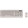 Tellur Green Wireless Keyboard and Mouse Nano Recever Creame