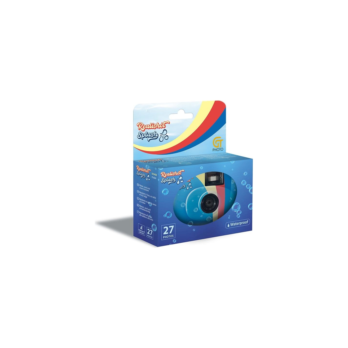 Gt Photo Realishot Splash Waterproof Single Use Camera 27 Photos