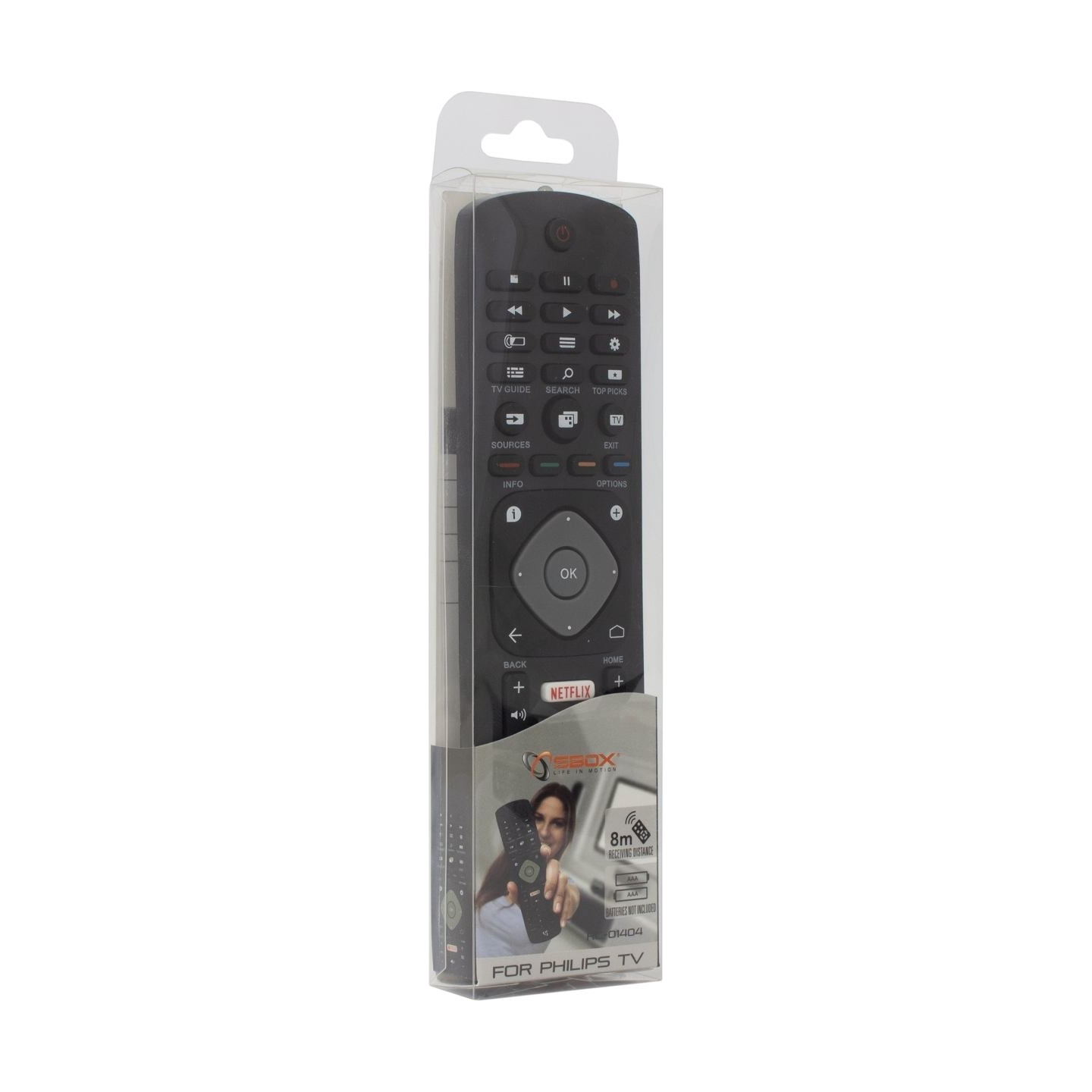 Sbox RC-01404 Remote Control for Philips TVs