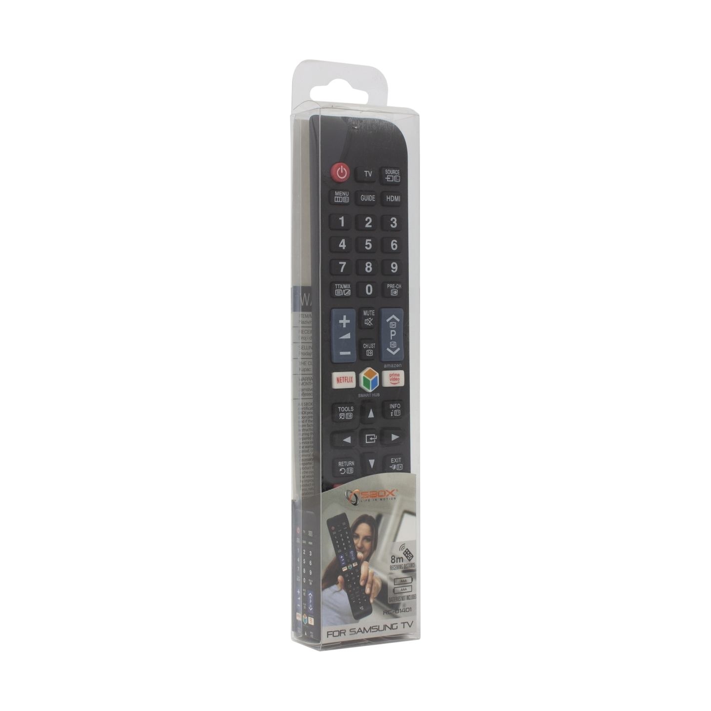 Sbox RC-01401 Remote Control for Samsung TVs