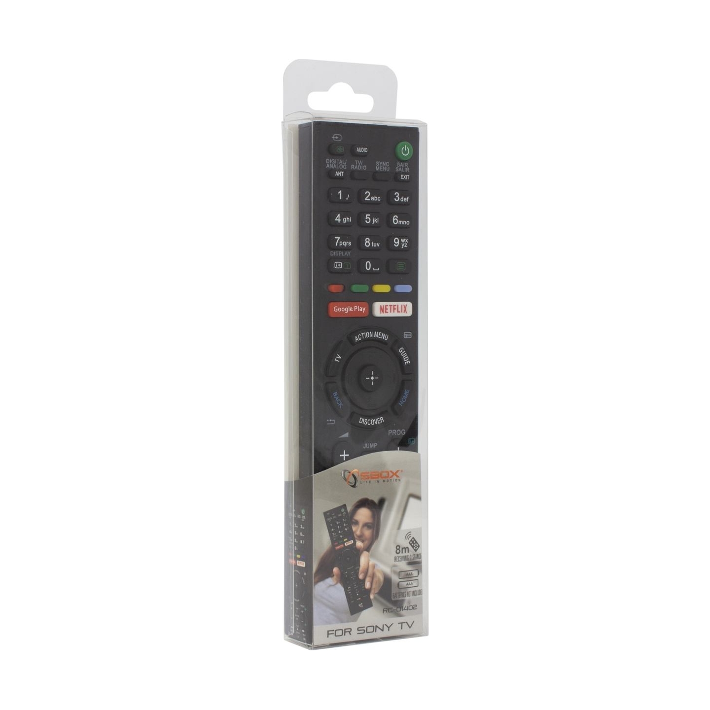 Sbox RC-01402 Remote Control for Sony TVs