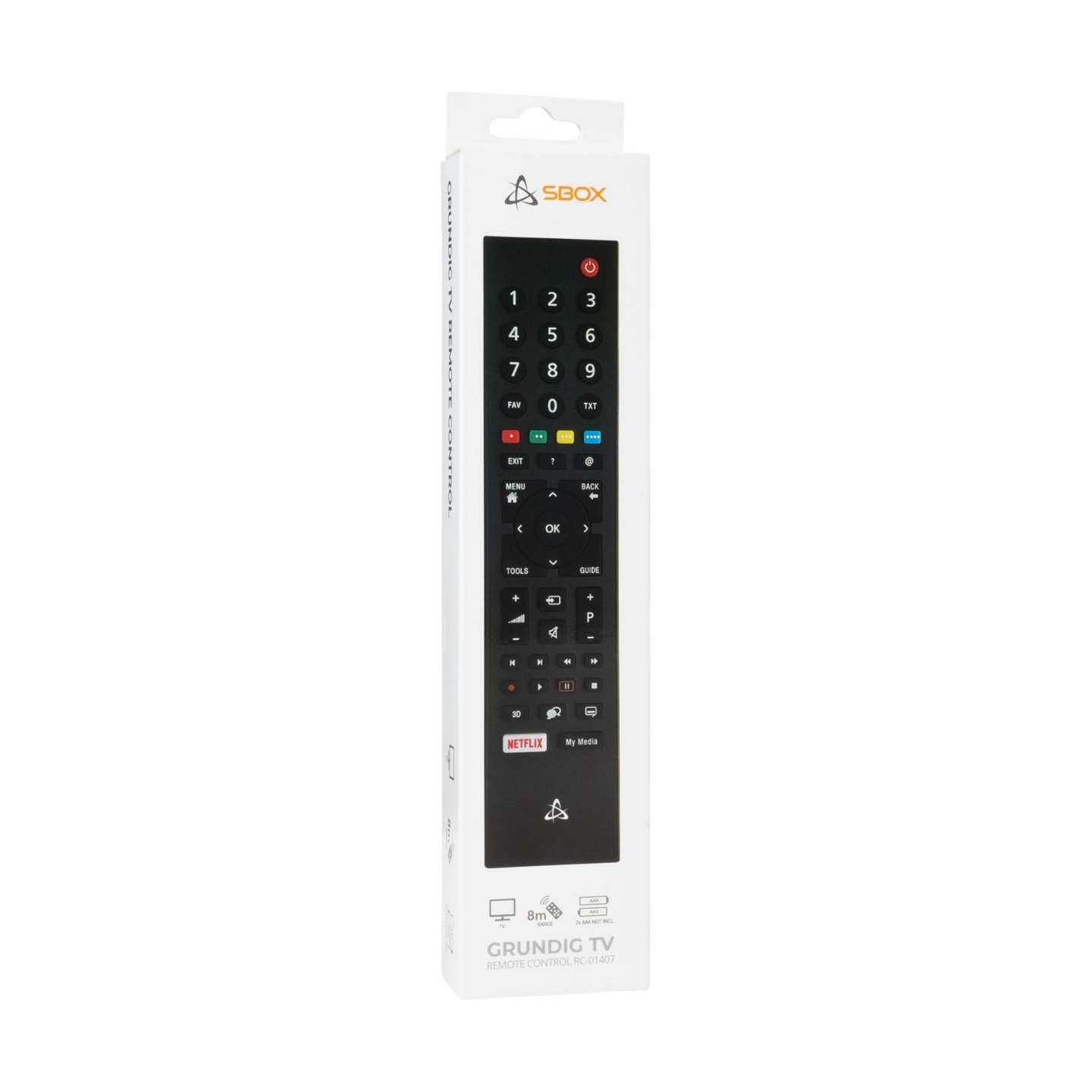 Sbox RC-01407 Remote Control for Grundig TVs