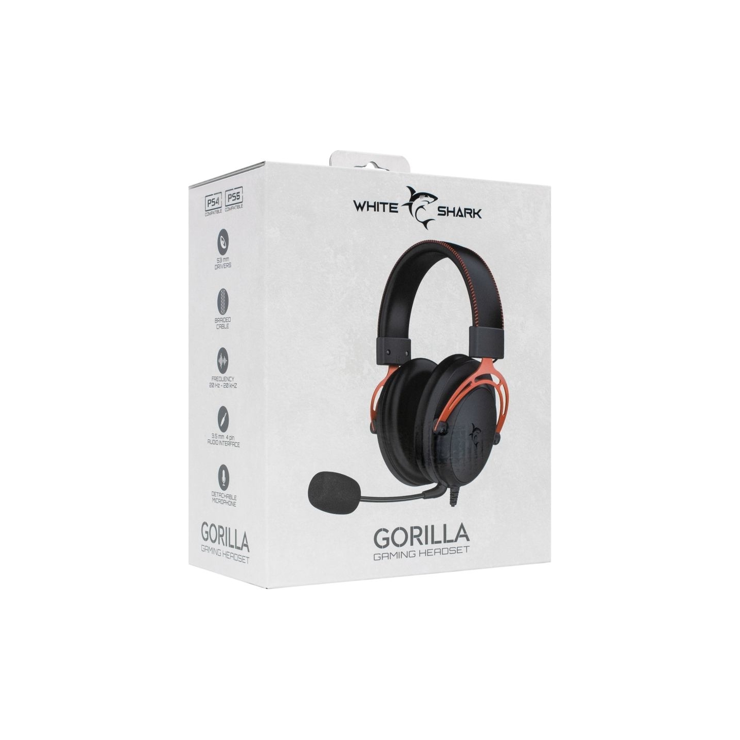 White Shark GH-2341 Gorilla Black/Red